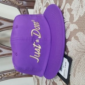 Converse Just Don Purple and Gold hat.